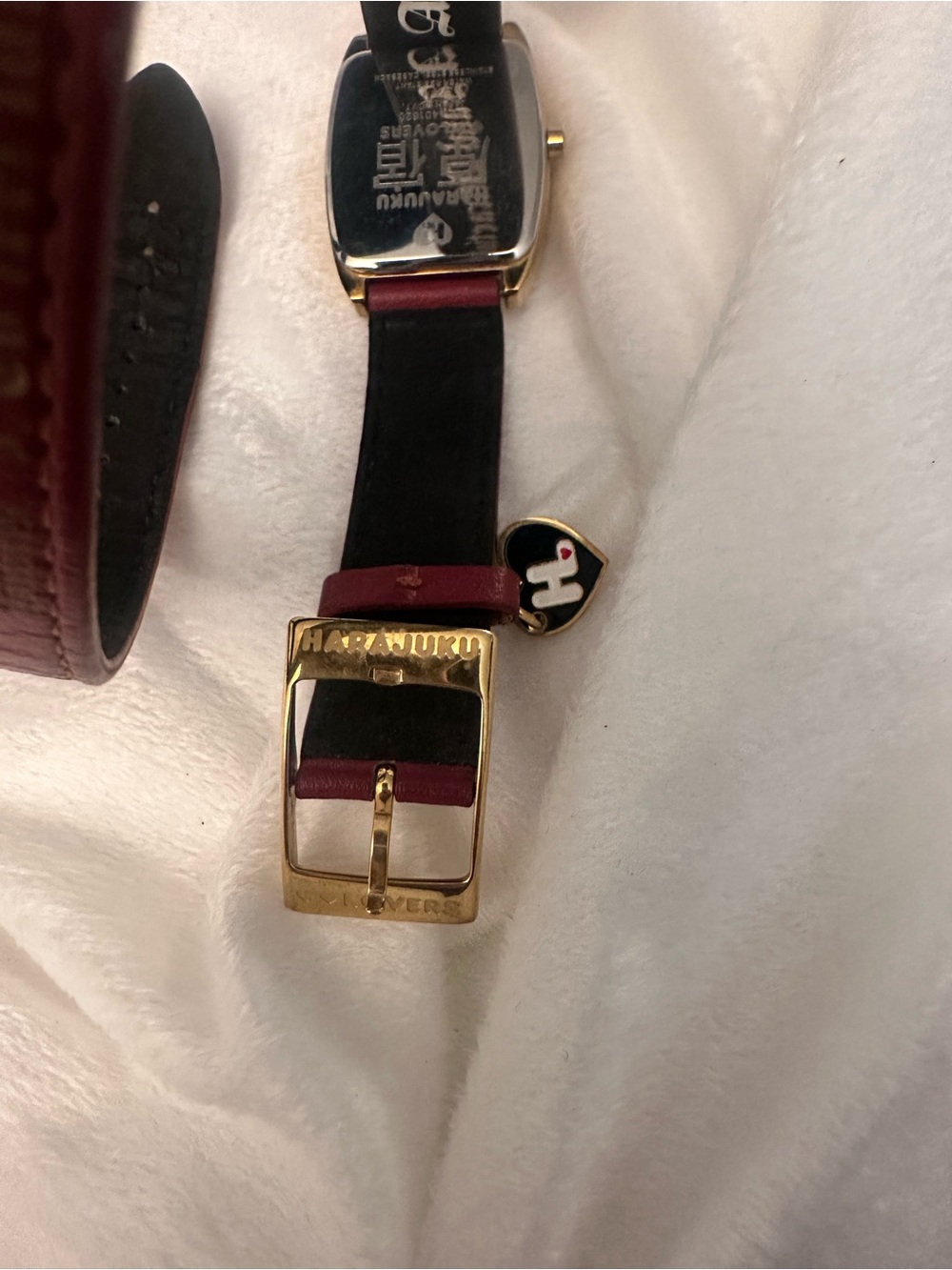 Harajuku Lovers Gwen Stefani Vintage Red Double Wrap Watch HLLA40 - VGUC - Picture 6 of 9